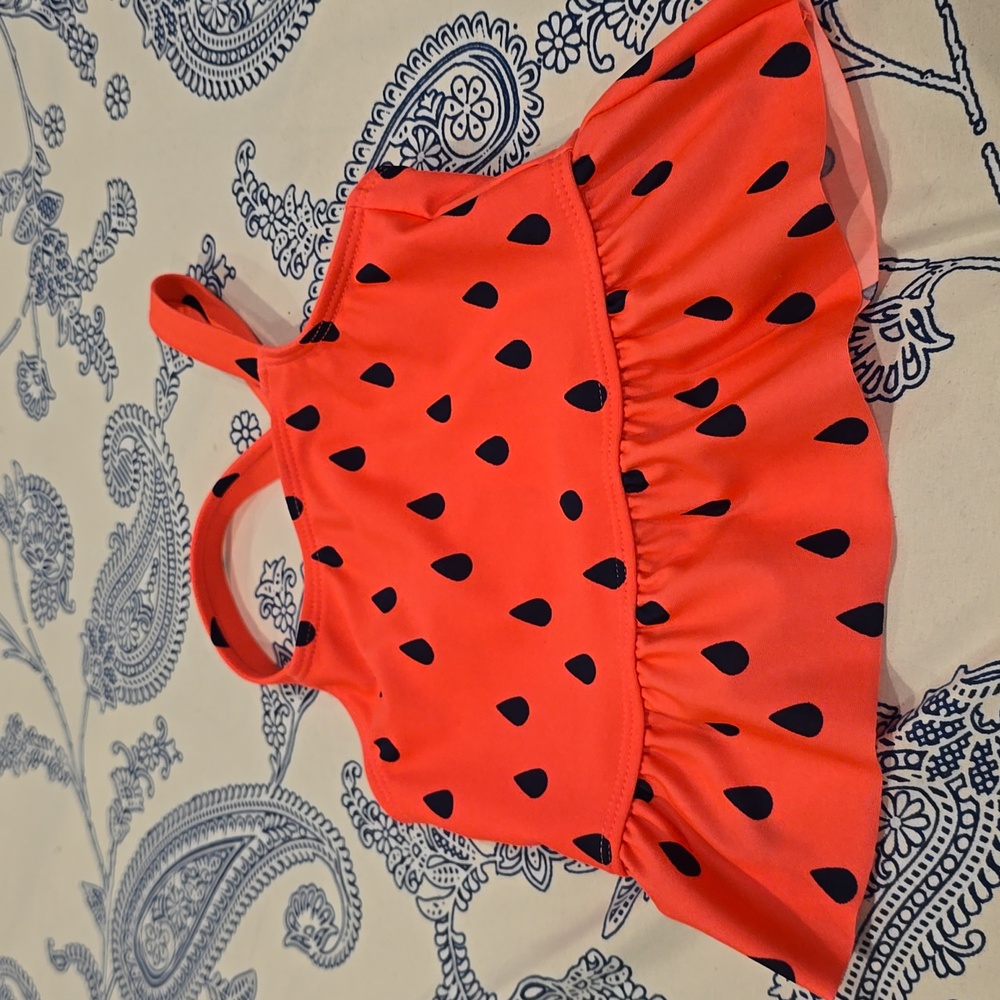 ❤️10/$10 New cat & jack watermelon swim dress for baby